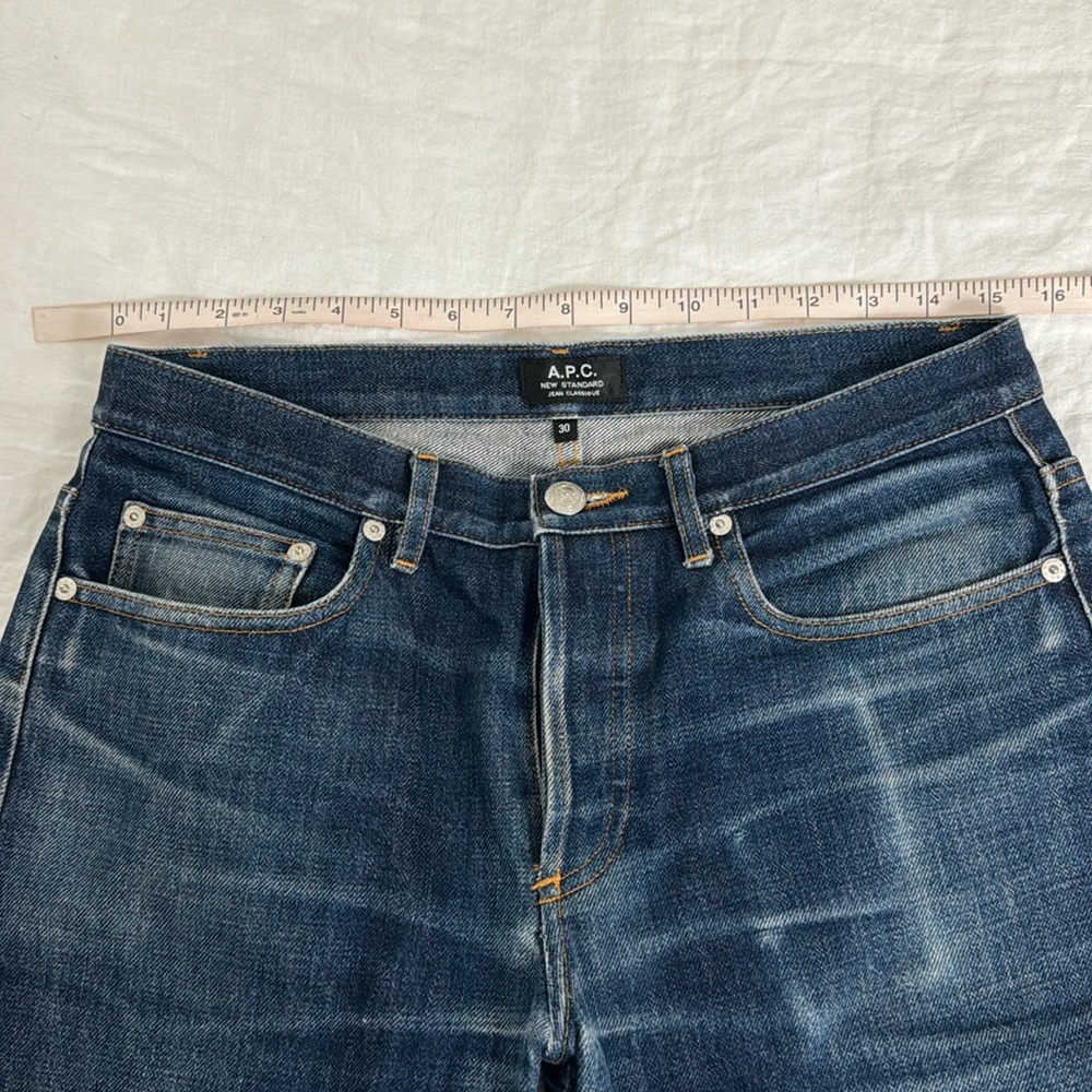 APC New Standard selvedge cropped jeans. Beautiful fades! - Picture 4 of 9
